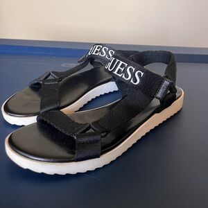 Black guess sandals